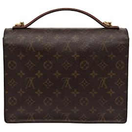 Louis Vuitton-LOUIS VUITTON Monogram Monceau 28 Hand Bag 2way M51185 LV Auth 80338-Monogram