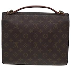 Louis Vuitton-LOUIS VUITTON Monogram Monceau 2Way Hand Bag M51185 LV Auth 79963-Monogram