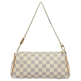 Louis Vuitton-LOUIS VUITTON Damier Azur Eva Shoulder Bag 2way N55214 LV Auth 79224-Other