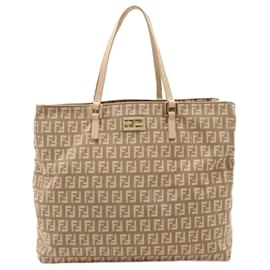Fendi-Fendi Zucchino Tote Bag-Beige