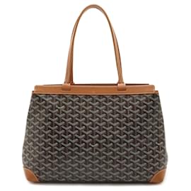 Goyard-Goyard Belle Chasse PM Tote Bag-Brown,Black,White