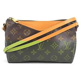 Louis Vuitton-Louis Vuitton Monogram Pallas Shoulder Bag-Brown