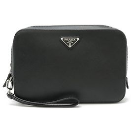 Bolso de viaje Prada Saffiano Negro