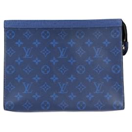 Louis Vuitton-Louis Vuitton Pochette Voyage MM Clutch Bag-Blue