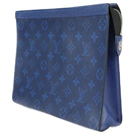 Louis Vuitton-Louis Vuitton Pochette Voyage MM Clutch Bag-Blue