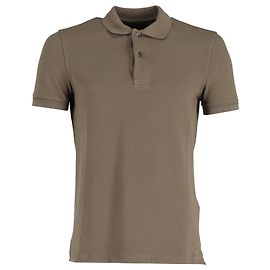 Polo con bottoni Tom Ford in cotone marrone Marrone