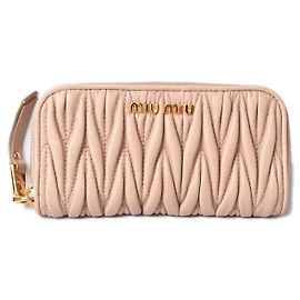 Miu Miu MATELASSE Leather Key Case 5M0604 Pink