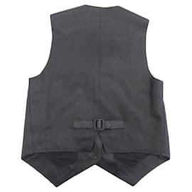 Hermès-Hermes Leather Vest Black 36 Men-Other