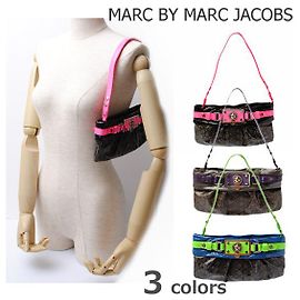 Sac à main/ Pochette d'accessoire Marc Jacobs Logo couleur néon Multicolore