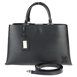 Louis Vuitton-Louis Vuitton Kleber MM Handbag-Black