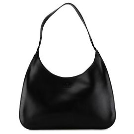 Gucci Black Leather One Shoulder Handbag Black