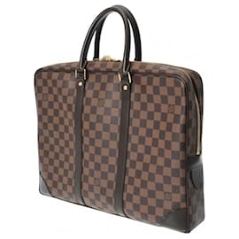 Louis Vuitton-Louis Vuitton Damier Porte-Document Voyage Bag-Brown,Damier ebene