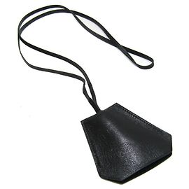 Hermès Colar pendente com chaveiro Clochette Hermes Preto