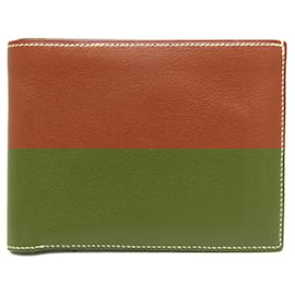 Hermès-Hermes MC3 Thales Men's Leather Bi-Fold Wallet-Brown