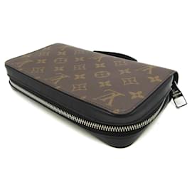 Louis Vuitton-Louis Vuitton Monogram Macassar Zippy XL Men's Wallet-Monogram