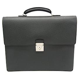 Louis Vuitton-Louis Vuitton Taiga Robust 2 M31042 Men's Briefcase-Grey