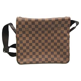 Louis Vuitton-Louis Vuitton Damier Naviglio N45255 Men's Shoulder Bag-Damier ebene