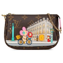 Mini Pochette Accessoires Vivienne in Monogramma Marrone di Louis Vuitton a Parigi Marrone