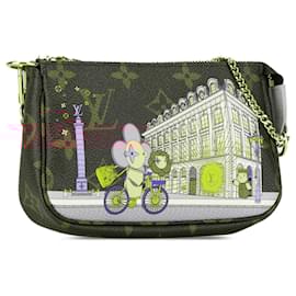 Louis Vuitton-Louis Vuitton Brown Monogram Vivienne in Paris Mini Pochette Accessoires-Brown