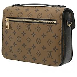 Louis Vuitton-Louis Vuitton Monogram Reverse Pochette Metis MM-Brown