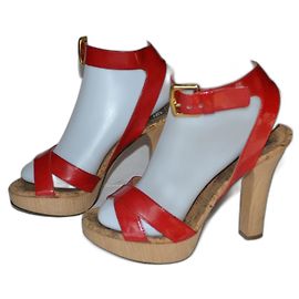 D&G Sandalen Rot