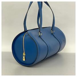 Louis Vuitton-Bolsa Epi Soufflot Louis Vuitton-Azul