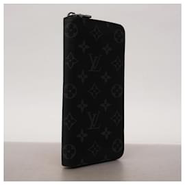 Louis Vuitton-Louis Vuitton Long Wallet Monogram Eclipse-Black