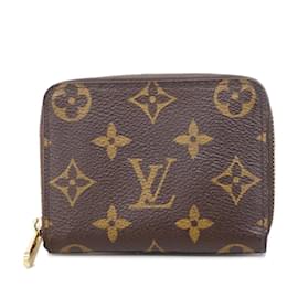 Louis Vuitton-Louis Vuitton Monogram Zippy Coin Purse-Brown