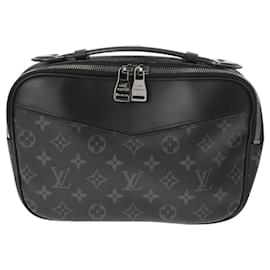 Louis Vuitton-Louis Vuitton Monogram Eclipse Sling Bag-Brown,Black