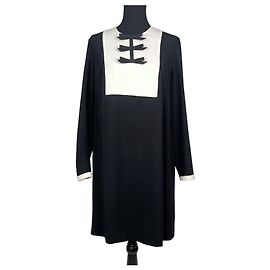 Escada y2k Kleid schwarz und weiß Schwarz Weiß