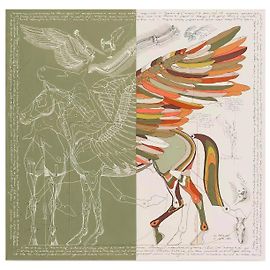 Hermès O Pégaso de Hermes 140 Cinza Caqui