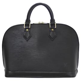 Louis Vuitton-Louis Vuitton Alma Handbag in Epi Noir-Black