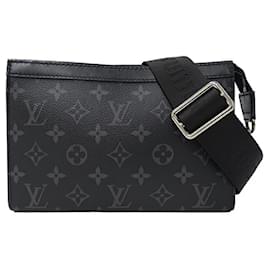 Louis Vuitton-Louis Vuitton Monogram Eclipse Shoulder Bag-Black