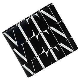 Valentino Garavani Bi-Fold Geldbörse Schwarz Weiß