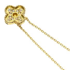 Van Cleef & Arpels-Van Cleef & Arpels Alhambra Diamond Necklace-Golden