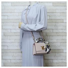 Louis Vuitton-Louis Vuitton Twist One Handle BB Shoulder Bag-Beige,Grey