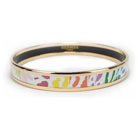 Hermès-Bracelet Arc-en-ciel Jungle Love Hermes PM-Blanc,Multicolore