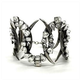 Saint Laurent-Saint Laurent Rhinestone Bangle-Other