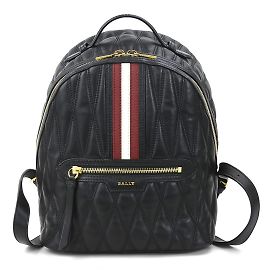Schwarzer Leder-Rucksack BALLY Schwarz