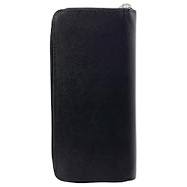 Louis Vuitton-Louis Vuitton Taiga Leather Coin Purse-Black