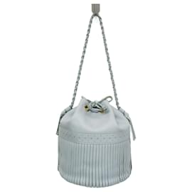 Autre Marque-J&M Davidson Carnival L Women's Leather Tote Bag-Light blue