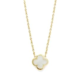 Van Cleef & Arpels-Van Cleef & Arpels Pure Alhambra Pendant Necklace-Golden