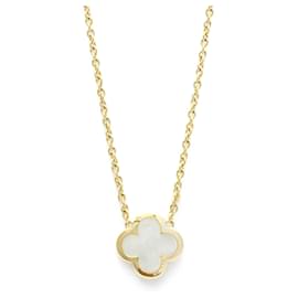 Van Cleef & Arpels-Van Cleef & Arpels Pure Alhambra Pendant Necklace-Golden