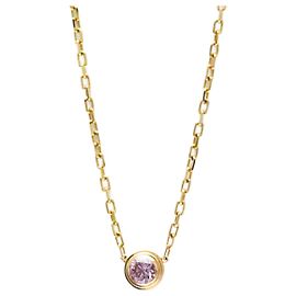 Collar Péndulo Cartier Zafiro Ligero B7218400 Dorado