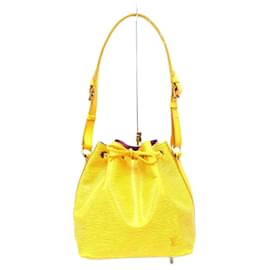 Louis Vuitton-Bolsa de Ombro Louis Vuitton Epi Petit Noé Tassili Amarelo-Outro