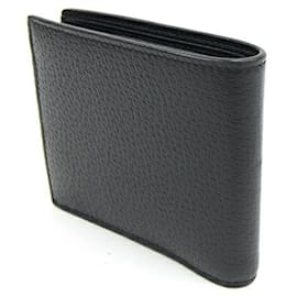 Gucci-Gucci Bi-fold Wallet in Black Leather-Black