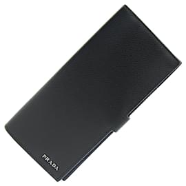 Prada-Prada Bi-fold Long Wallet-Black