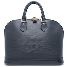 Louis Vuitton-Louis Vuitton Epi Alma Handbag in Noir-Black