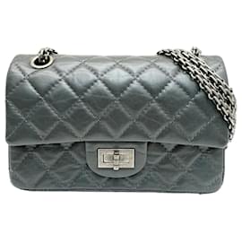 Chanel-Sac à épaule en chaîne Matelassé Chanel-Gris anthracite