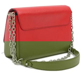 Louis Vuitton-Louis Vuitton Epi Twist MM Chain Shoulder Bag-Red